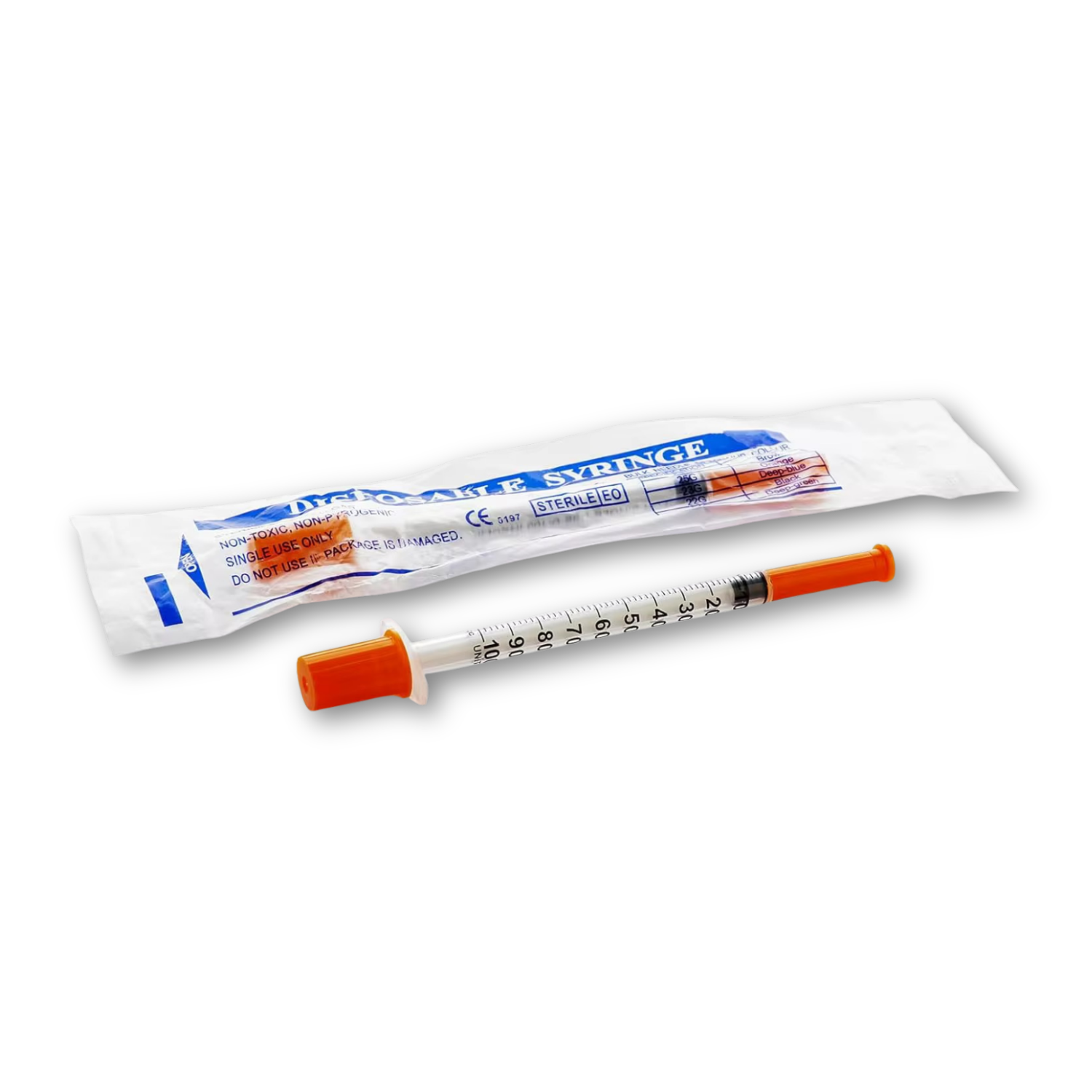 Insulin syringe 1ml x 10 pcs
