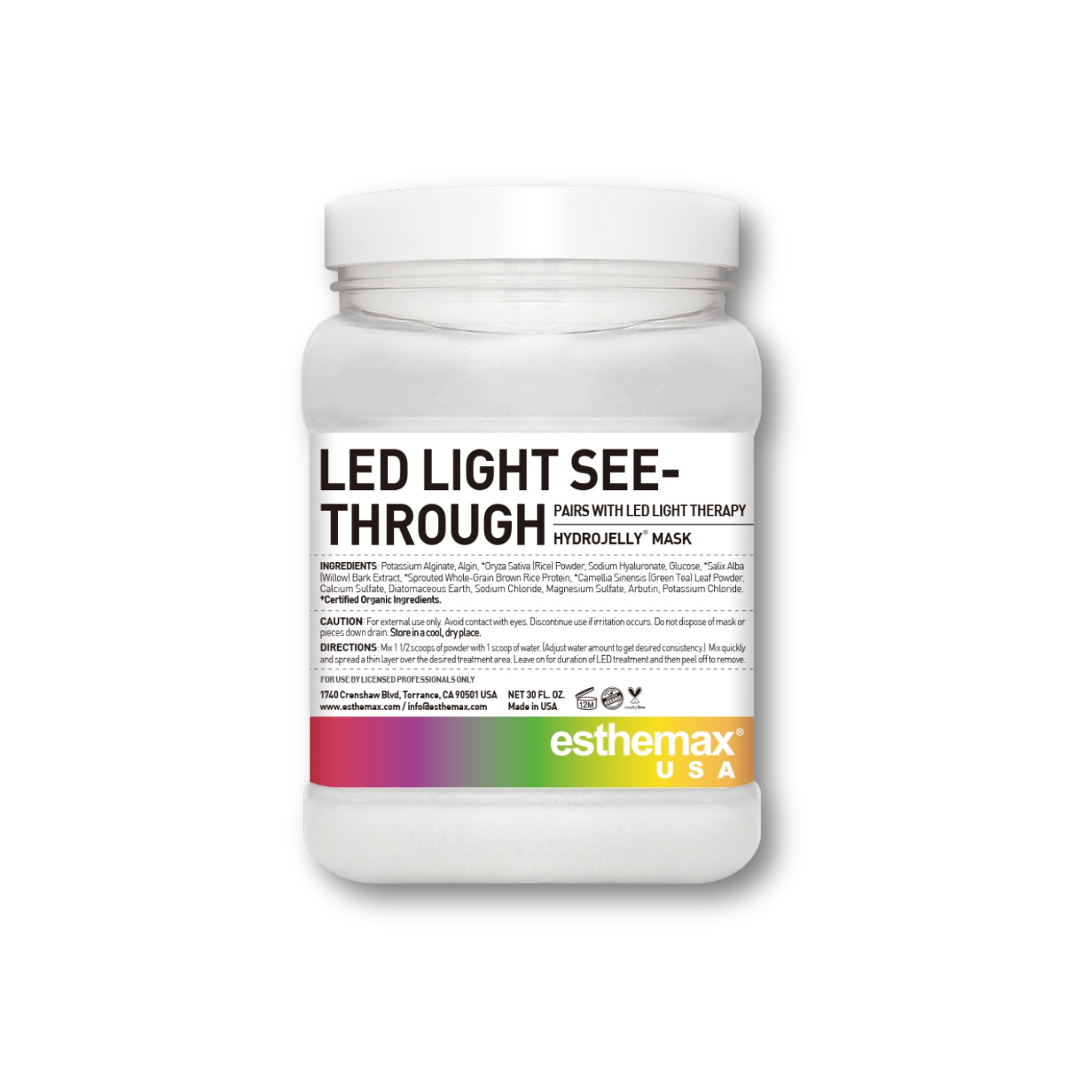 LED Light See-through Hydrojelly Mask