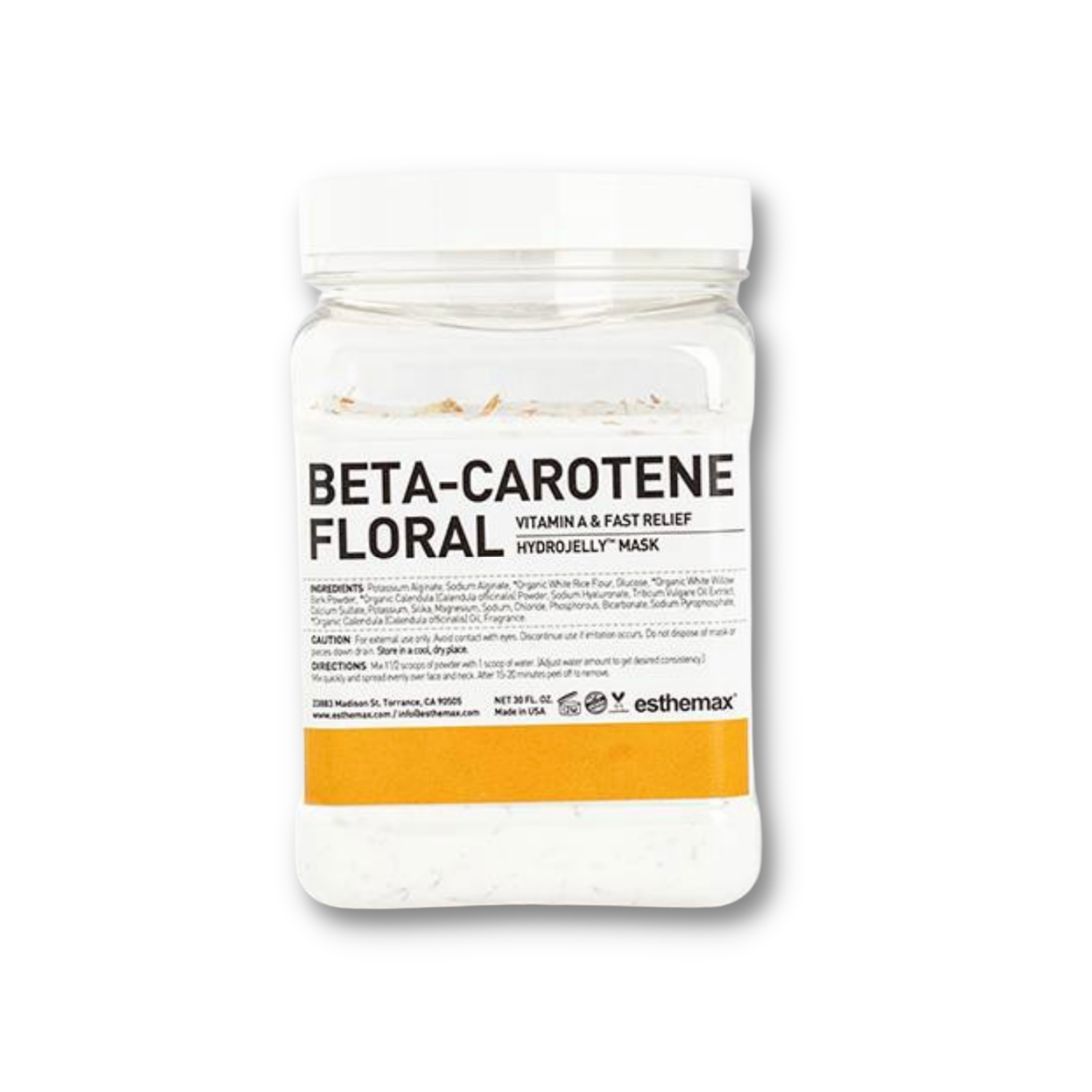 Beta-Carotene Floral Hydrojelly Mask