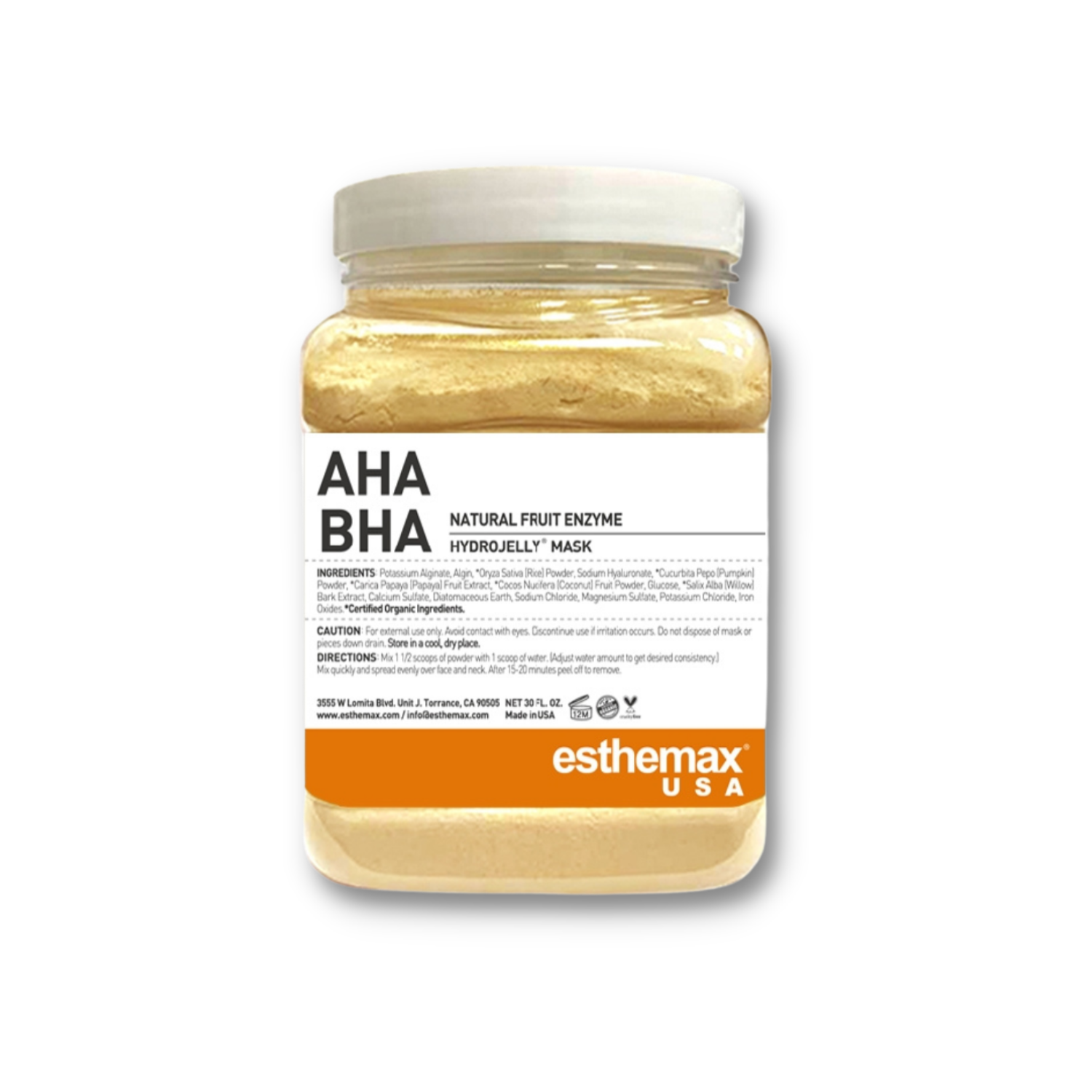 AHA/BHA Natural Fruit Enzyme Hydrojelly Mask