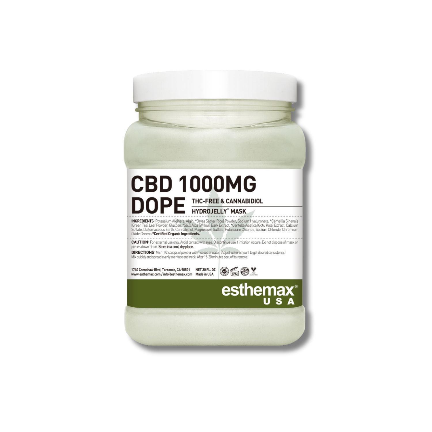 CBD Dope Hydrojelly Mask