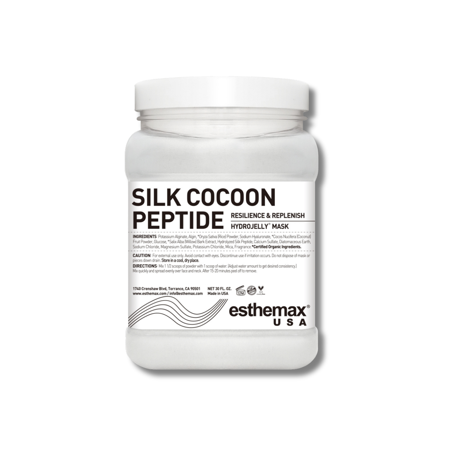 Silk Cocoon Peptide Hydrojelly Mask